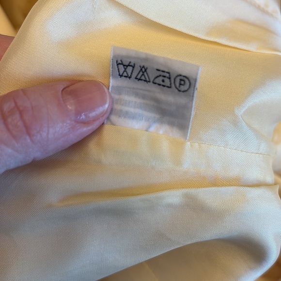 Papell Boutique Evening dress floor length short sleeves lined long slit Size 8P - Picture 13 of 16